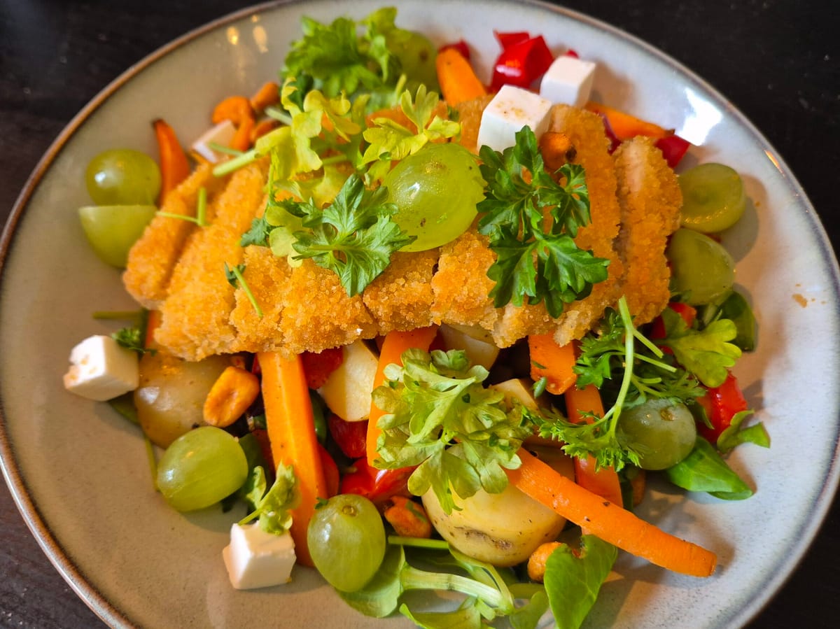 Schnitzel sallad
