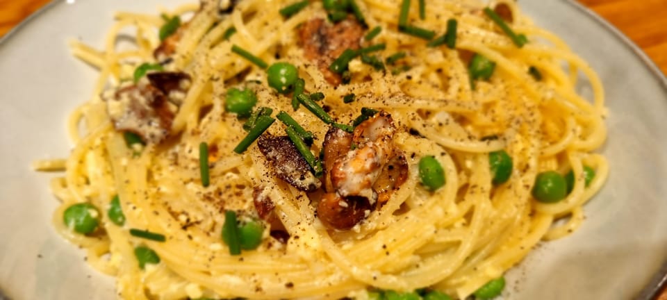 Svamp carbonara