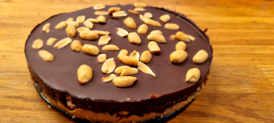 Sockerfri Jordnötskaka