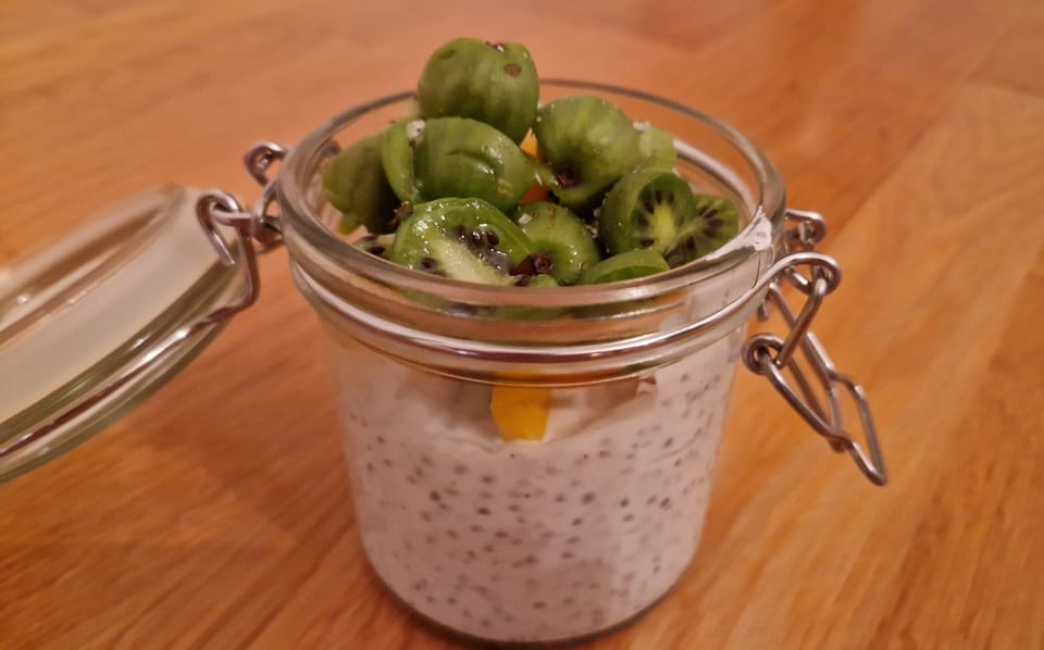 Chiapudding med kokossmak
