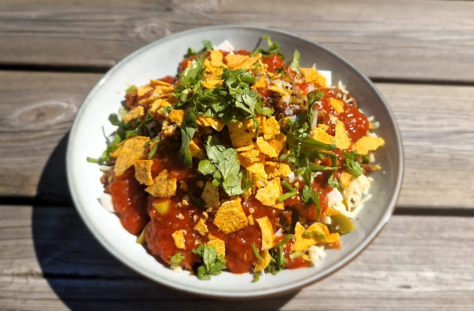 Vegetarisk Tacosallad