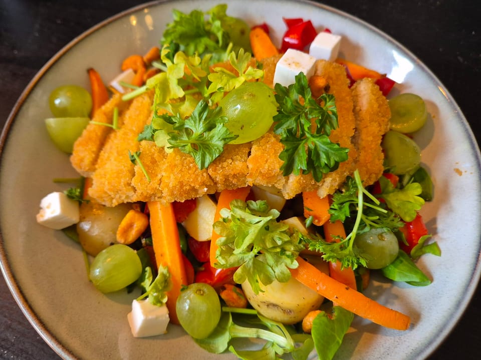 Schnitzel sallad