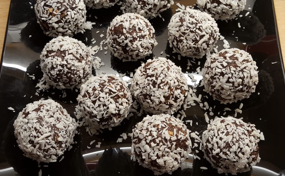 Chokladbollar med sötströ