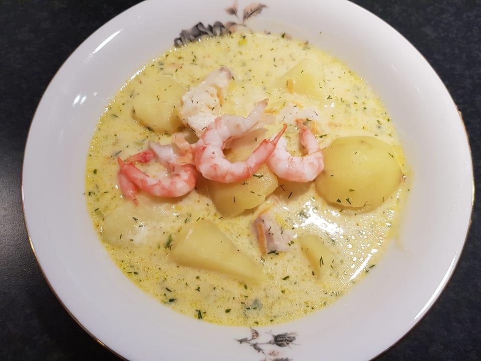 Fisksoppa med potatis