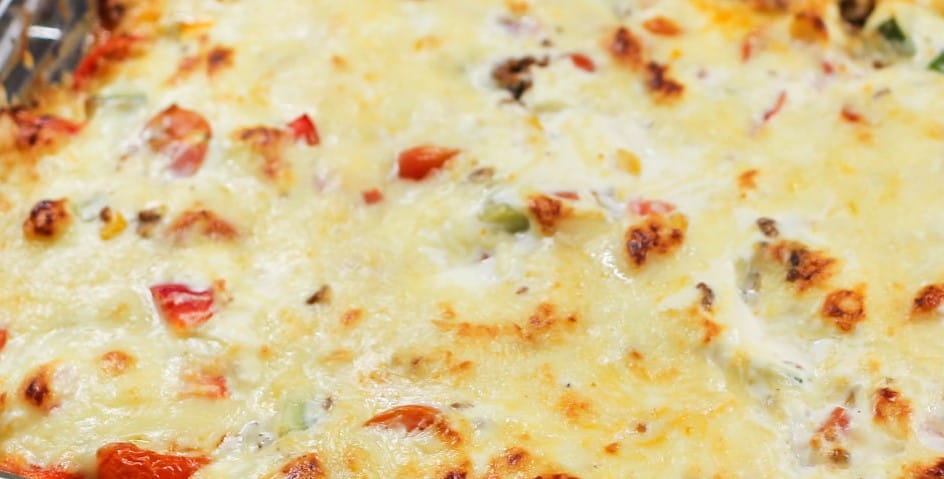Nachogratäng med bönor
