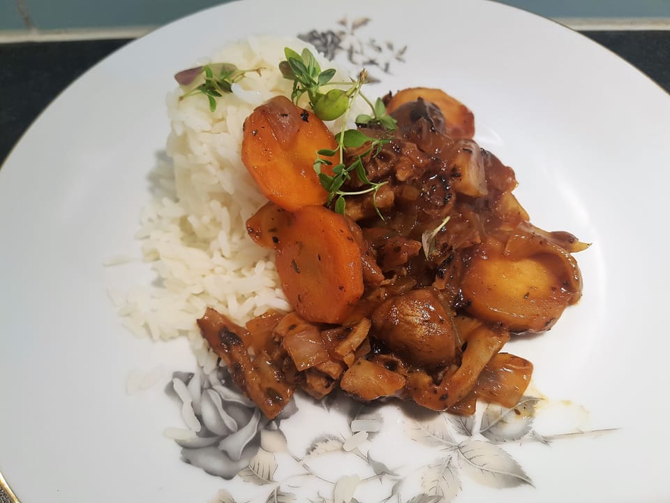 Vegansk bourguignon